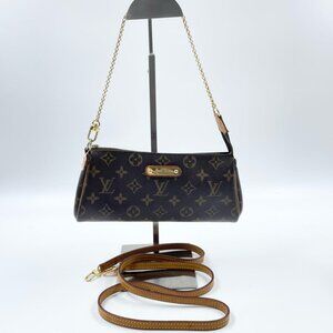 Louis Vuitton Monogram Pochette Eva Crossbody Sophie